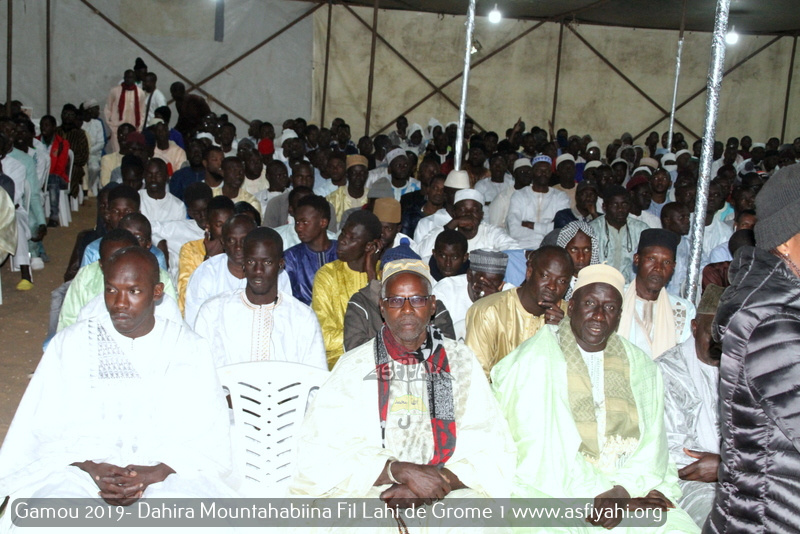 PHOTOS - GOROM 1 - Les Images du Gamou 2019 du Dahiratoul Moutahabina Filahi de Grome 1, présidé par Serigne Habib Sy Mansour 