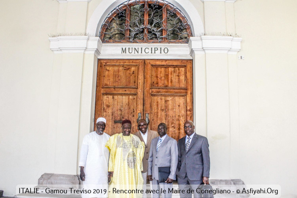 PHOTOS - ITALIE - GAMOU TREVISO 2019 - Les Images de la visite de Serigne Mansour Sy Djamil à la Mairie de Conegliano