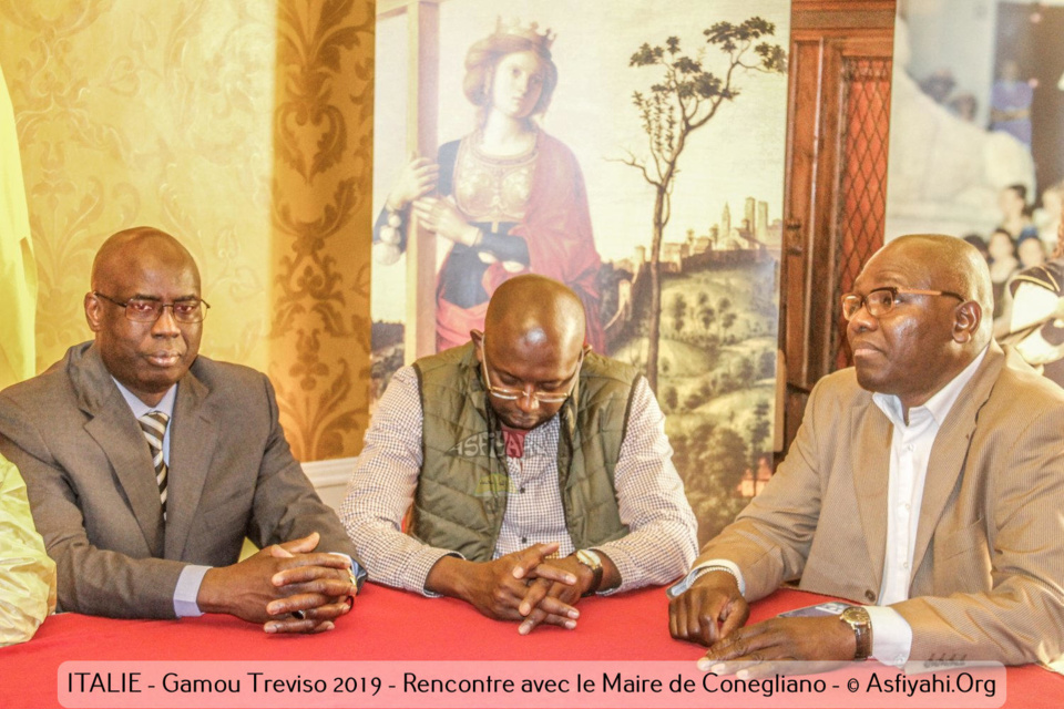 PHOTOS - ITALIE - GAMOU TREVISO 2019 - Les Images de la visite de Serigne Mansour Sy Djamil à la Mairie de Conegliano