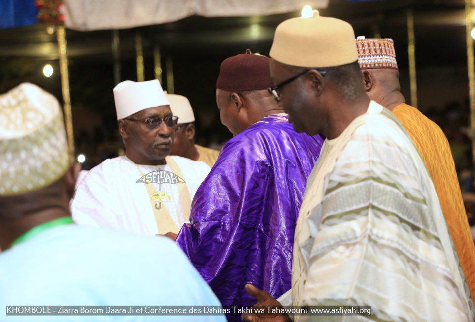 PHOTOS -KHOMBOLE : Les Images de la Ziarra Borom Daara Ji et Conference des Dahiras Takhi Wa Tahawouni , Samedi 13 Avril 2019