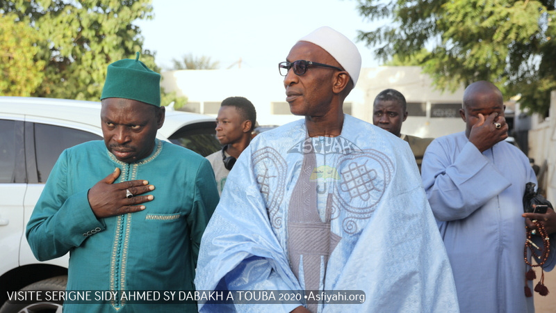 PHOTOS - Serigne Mountakha Mbacké, parrain du Gamou annuel de Diacksao: Les Images de la Visite de Serigne Sidy Ahmed Sy Dabakh à Touba