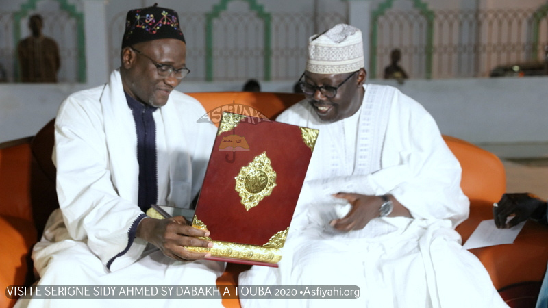 PHOTOS - Serigne Mountakha Mbacké, parrain du Gamou annuel de Diacksao: Les Images de la Visite de Serigne Sidy Ahmed Sy Dabakh à Touba