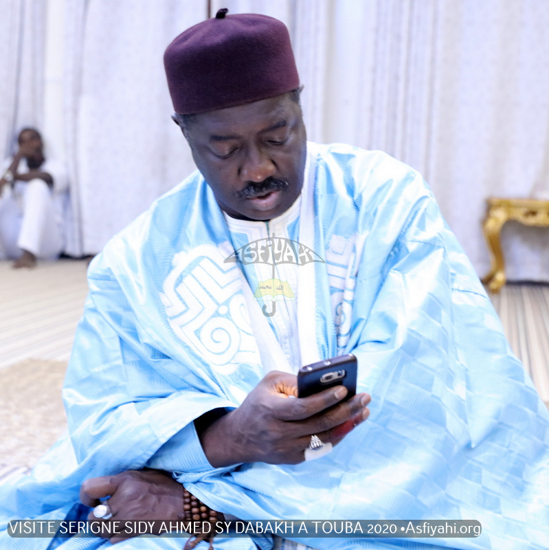 PHOTOS - Serigne Mountakha Mbacké, parrain du Gamou annuel de Diacksao: Les Images de la Visite de Serigne Sidy Ahmed Sy Dabakh à Touba