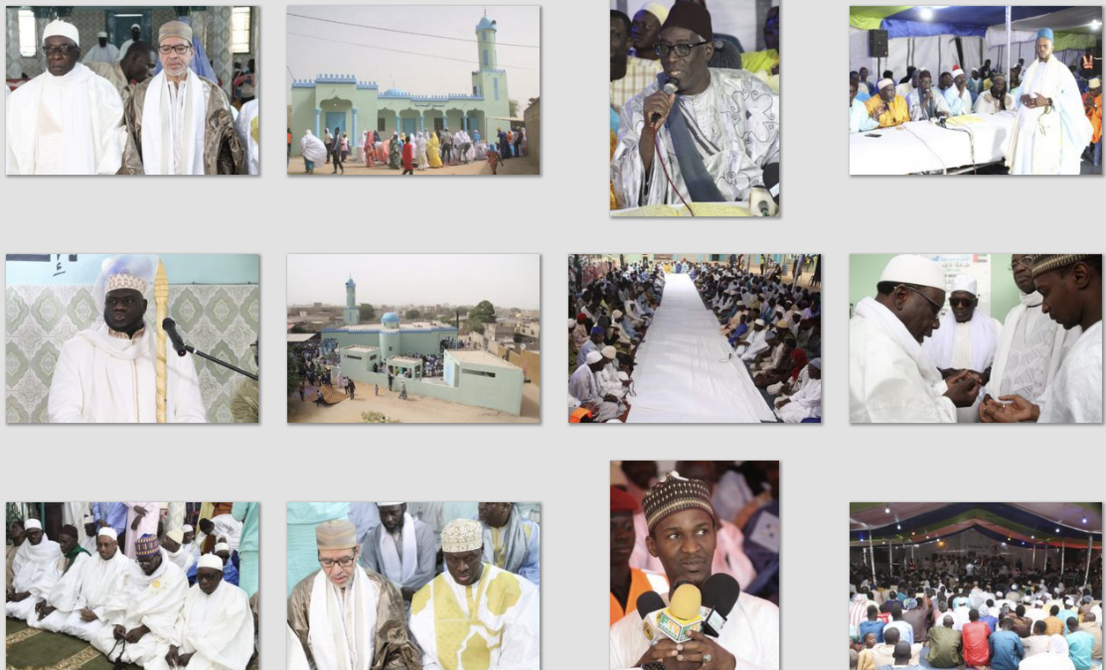 PHOTOS - RICHARD OLL - Les Images de l'ouverture de la grande mosquée de Diamagueune, Gamou et Hadratoul Djumah