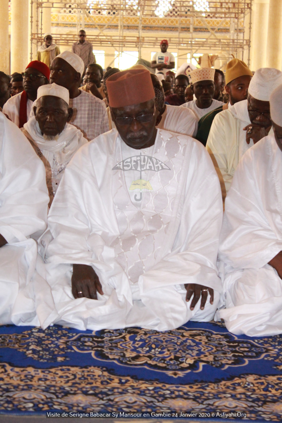 PHOTOS - GAMBIE - Serigne Babacar Sy Mansour assiste à la Prière de ce Vendredi 24 janvier et reçoit une délégation du parlement  de la CEDEAO 