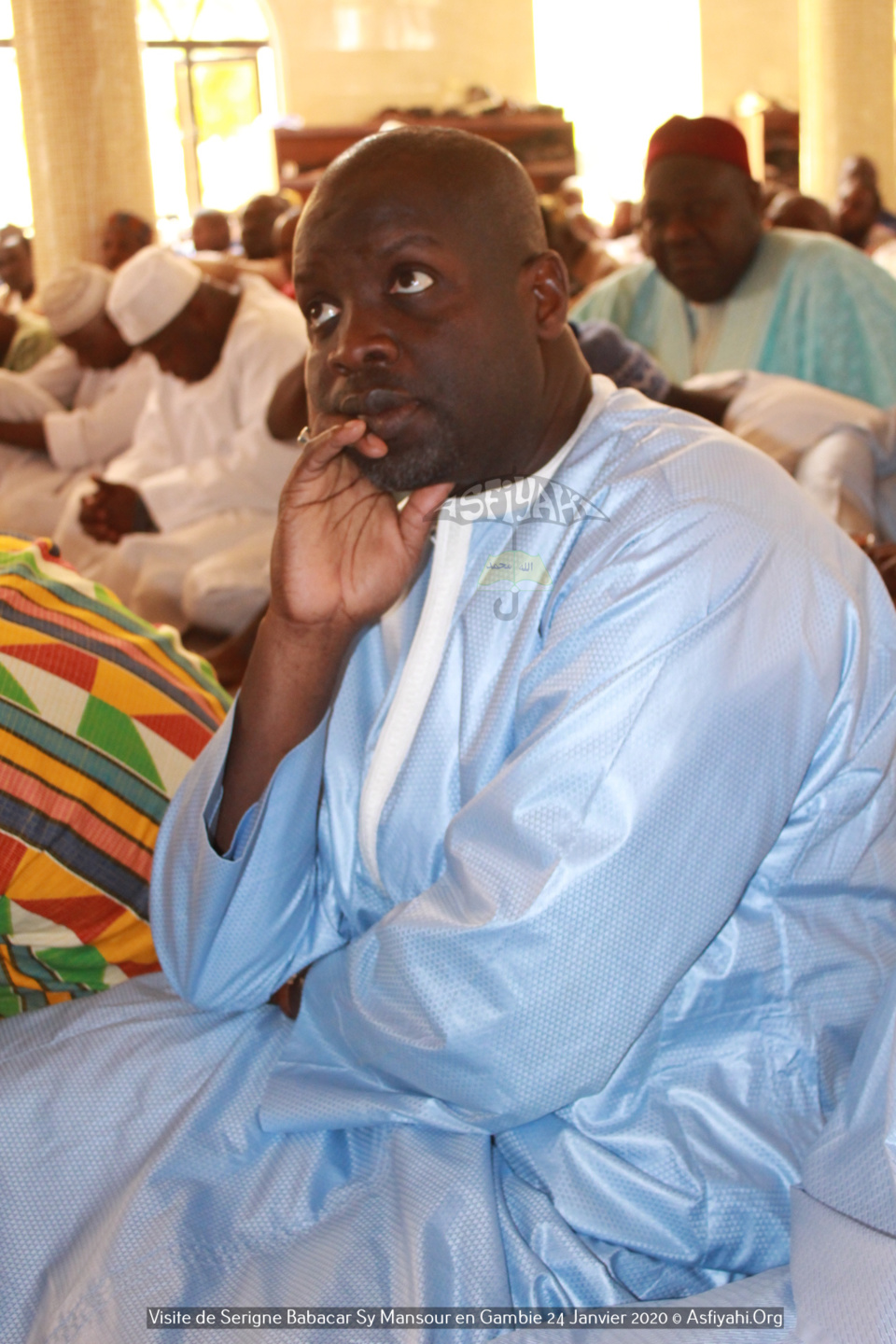 PHOTOS - GAMBIE - Serigne Babacar Sy Mansour assiste à la Prière de ce Vendredi 24 janvier et reçoit une délégation du parlement  de la CEDEAO 