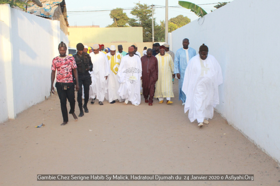 PHOTOS - GAMBIE - Les images de la Hadratoul Djumah de ce vendredi 24 Janvier 2020 chez Serigne Habib Sy Malick, présidé par Serigne Babacar SY Mansour 