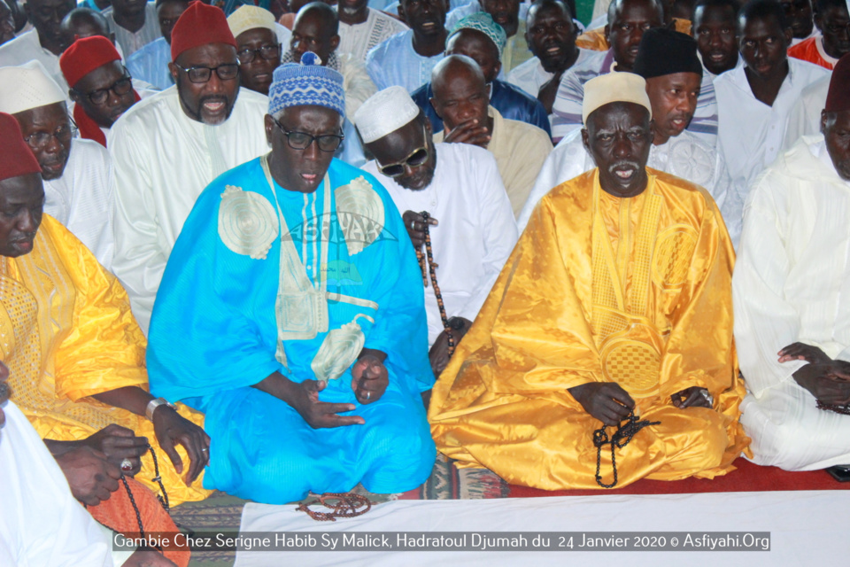 PHOTOS - GAMBIE - Les images de la Hadratoul Djumah de ce vendredi 24 Janvier 2020 chez Serigne Habib Sy Malick, présidé par Serigne Babacar SY Mansour 