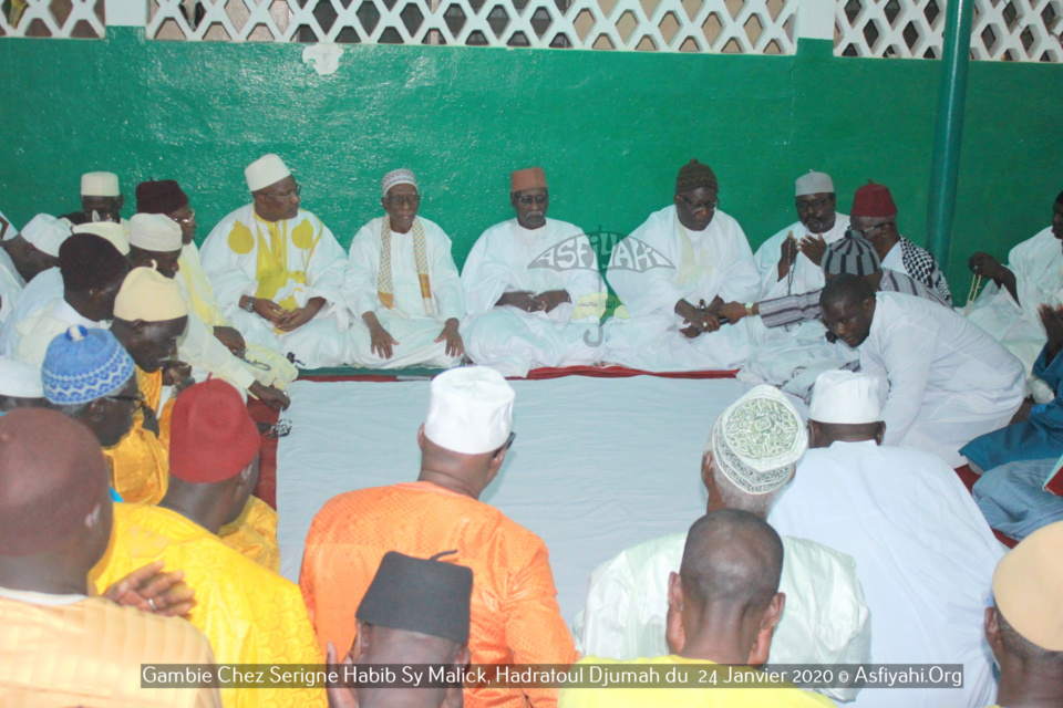 PHOTOS - GAMBIE - Les images de la Hadratoul Djumah de ce vendredi 24 Janvier 2020 chez Serigne Habib Sy Malick, présidé par Serigne Babacar SY Mansour 