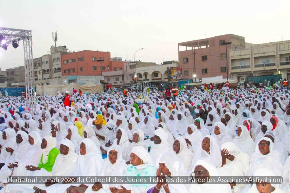 PHOTOS - PARCELLES ASSAINIES - Les Images de la Hadratoul Djumah du Collectif des jeunes Tidianes des parcelles Assainies et environs de ce 24 Janvier 2020
