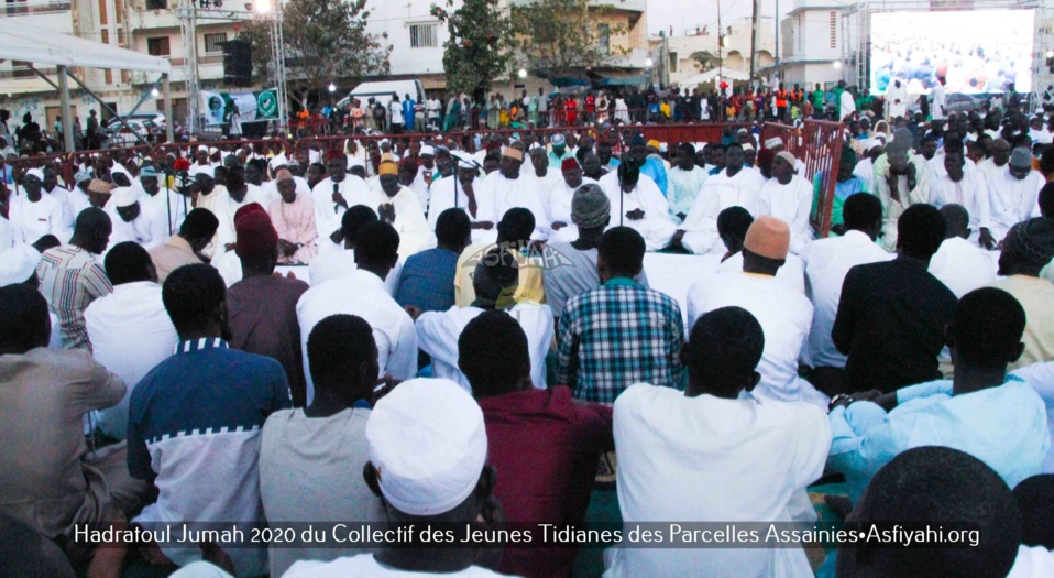 PHOTOS - PARCELLES ASSAINIES - Les Images de la Hadratoul Djumah du Collectif des jeunes Tidianes des parcelles Assainies et environs de ce 24 Janvier 2020