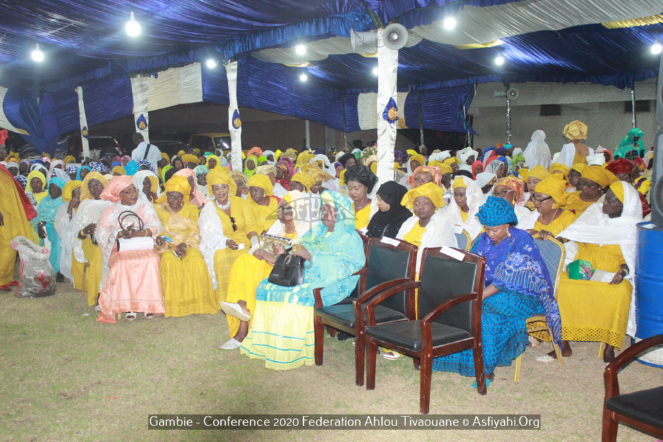 PHOTOS - GAMBIE - Les Images de la Conférence de la fédération Ahlou Tivaouane de Banjul, présidée par Serigne Babacar Sy Mansour 
