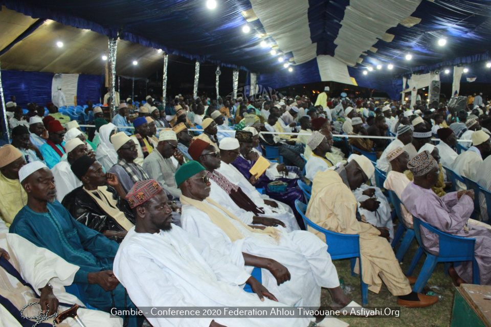 PHOTOS - GAMBIE - Les Images de la Conférence de la fédération Ahlou Tivaouane de Banjul, présidée par Serigne Babacar Sy Mansour 
