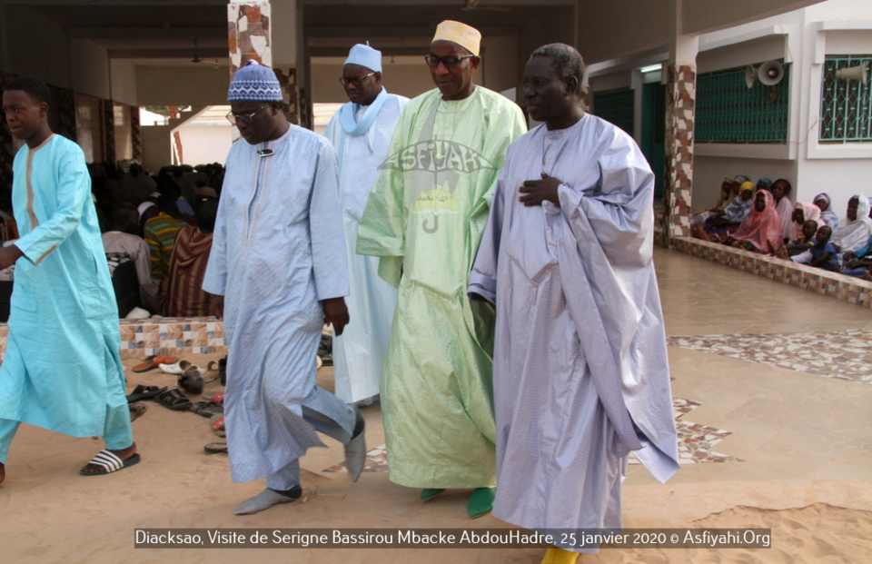 PHOTOS - DIACKSAO - Les Images de la Visite de Serigne Bassirou Mbacke AbdouHadre, en prelude au Gamou de Diacksao 2020