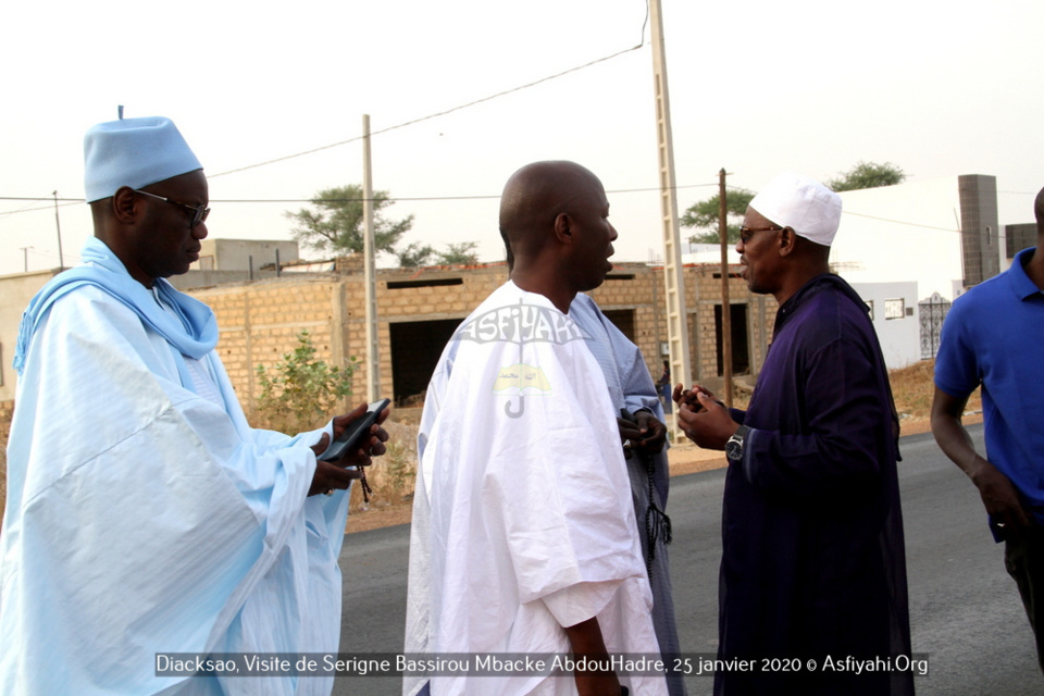 PHOTOS - DIACKSAO - Les Images de la Visite de Serigne Bassirou Mbacke AbdouHadre, en prelude au Gamou de Diacksao 2020