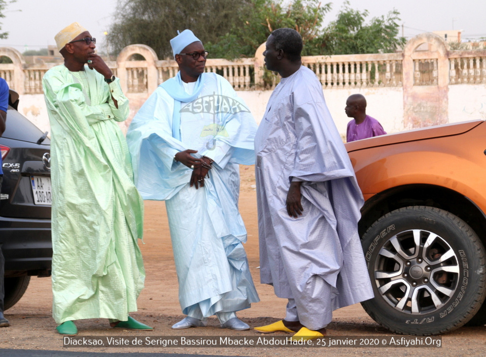 PHOTOS - DIACKSAO - Les Images de la Visite de Serigne Bassirou Mbacke AbdouHadre, en prelude au Gamou de Diacksao 2020