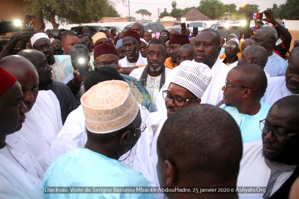 PHOTOS - DIACKSAO - Les Images de la Visite de Serigne Bassirou Mbacke AbdouHadre, en prelude au Gamou de Diacksao 2020