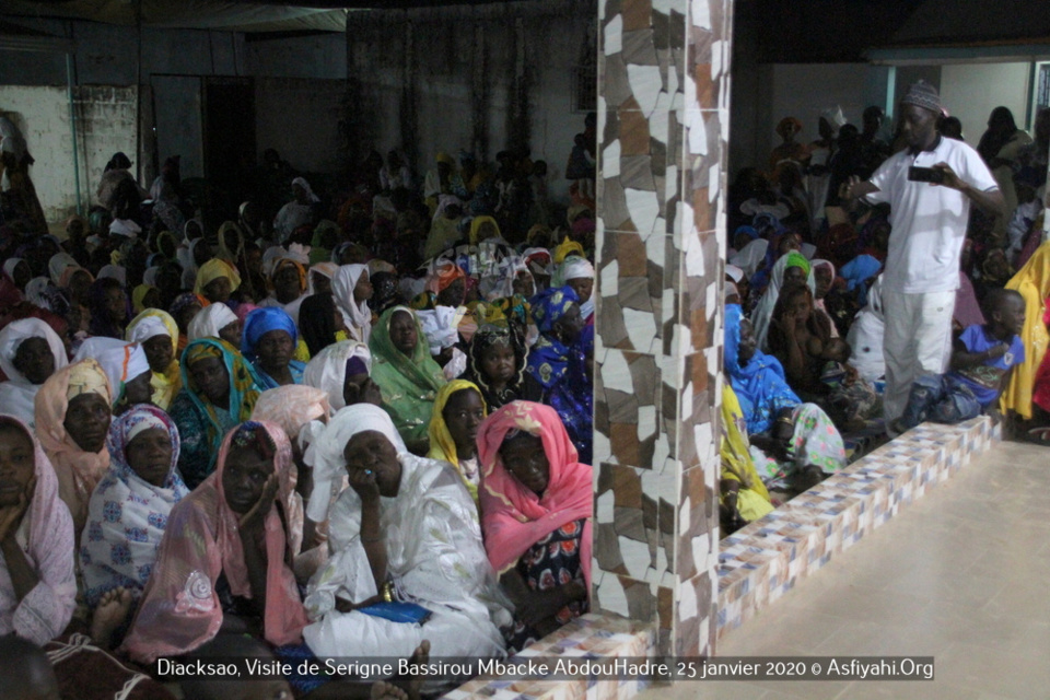 PHOTOS - DIACKSAO - Les Images de la Visite de Serigne Bassirou Mbacke AbdouHadre, en prelude au Gamou de Diacksao 2020