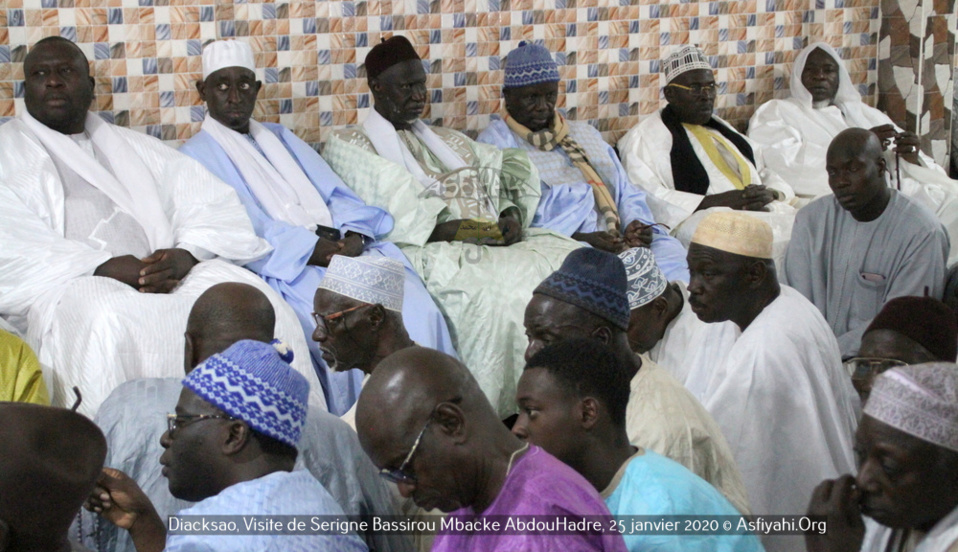 PHOTOS - DIACKSAO - Les Images de la Visite de Serigne Bassirou Mbacke AbdouHadre, en prelude au Gamou de Diacksao 2020