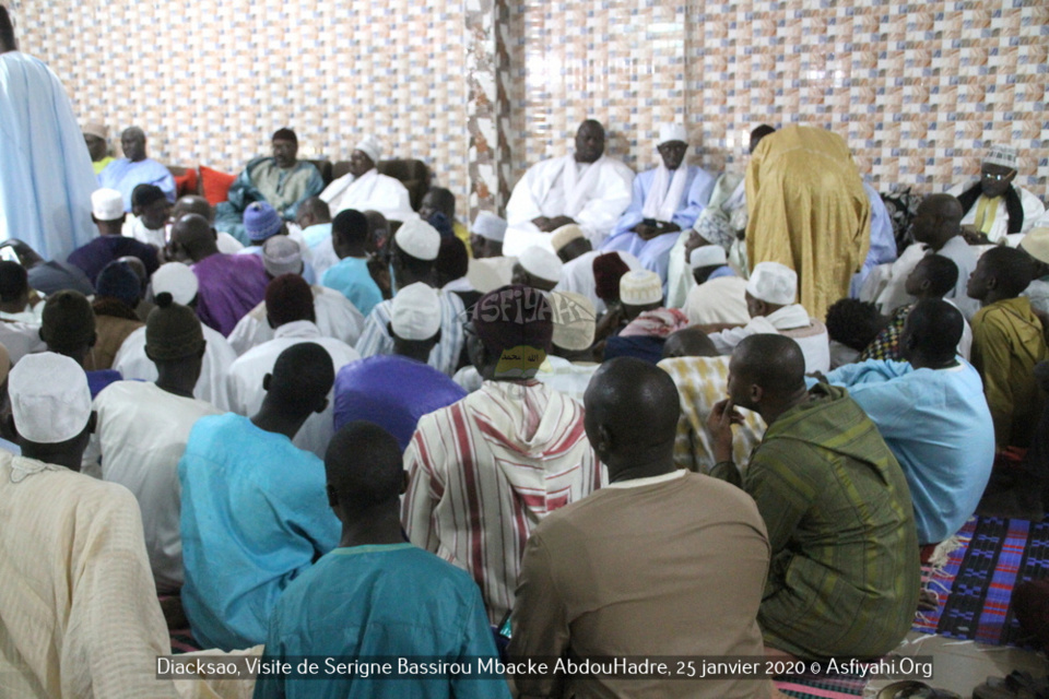PHOTOS - DIACKSAO - Les Images de la Visite de Serigne Bassirou Mbacke AbdouHadre, en prelude au Gamou de Diacksao 2020