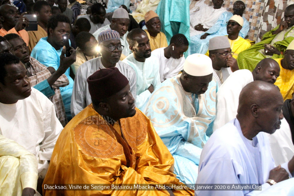 PHOTOS - DIACKSAO - Les Images de la Visite de Serigne Bassirou Mbacke AbdouHadre, en prelude au Gamou de Diacksao 2020