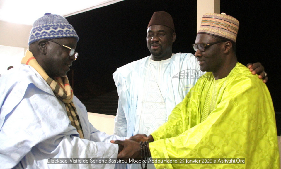 PHOTOS - DIACKSAO - Les Images de la Visite de Serigne Bassirou Mbacke AbdouHadre, en prelude au Gamou de Diacksao 2020