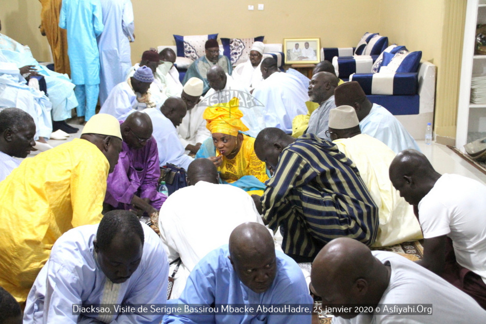 PHOTOS - DIACKSAO - Les Images de la Visite de Serigne Bassirou Mbacke AbdouHadre, en prelude au Gamou de Diacksao 2020