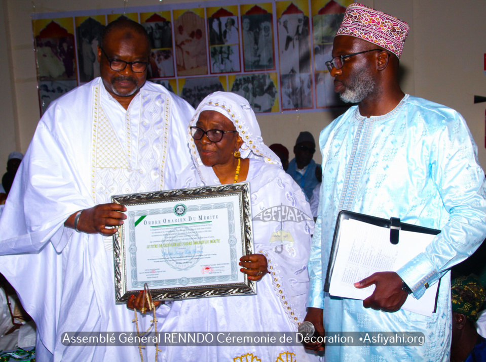 REPORTAGE- PHOTOS ET VIDEO - ASSEMBLÉE GÉNÉRALE RENNDO 2020 - Cérémonie de Remise de l'insigne "Ordre Omarien du Mérite"