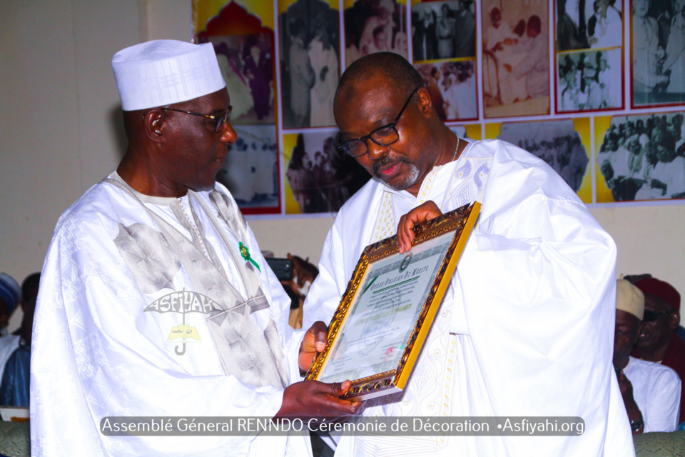 REPORTAGE- PHOTOS ET VIDEO - ASSEMBLÉE GÉNÉRALE RENNDO 2020 - Cérémonie de Remise de l'insigne "Ordre Omarien du Mérite"