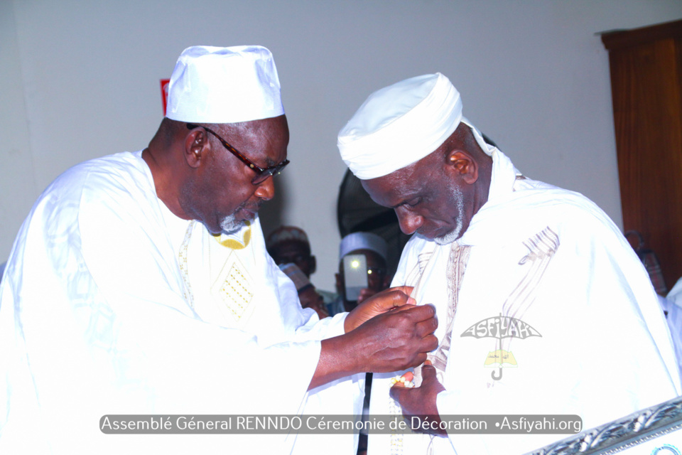 REPORTAGE- PHOTOS ET VIDEO - ASSEMBLÉE GÉNÉRALE RENNDO 2020 - Cérémonie de Remise de l'insigne "Ordre Omarien du Mérite"