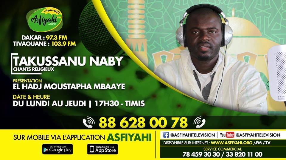TAKUSSANU NABY DU MARDI 18 FEVRIER 2020 PRESENTE PAR EL HADJI MOUSTAPHA MBAAYE