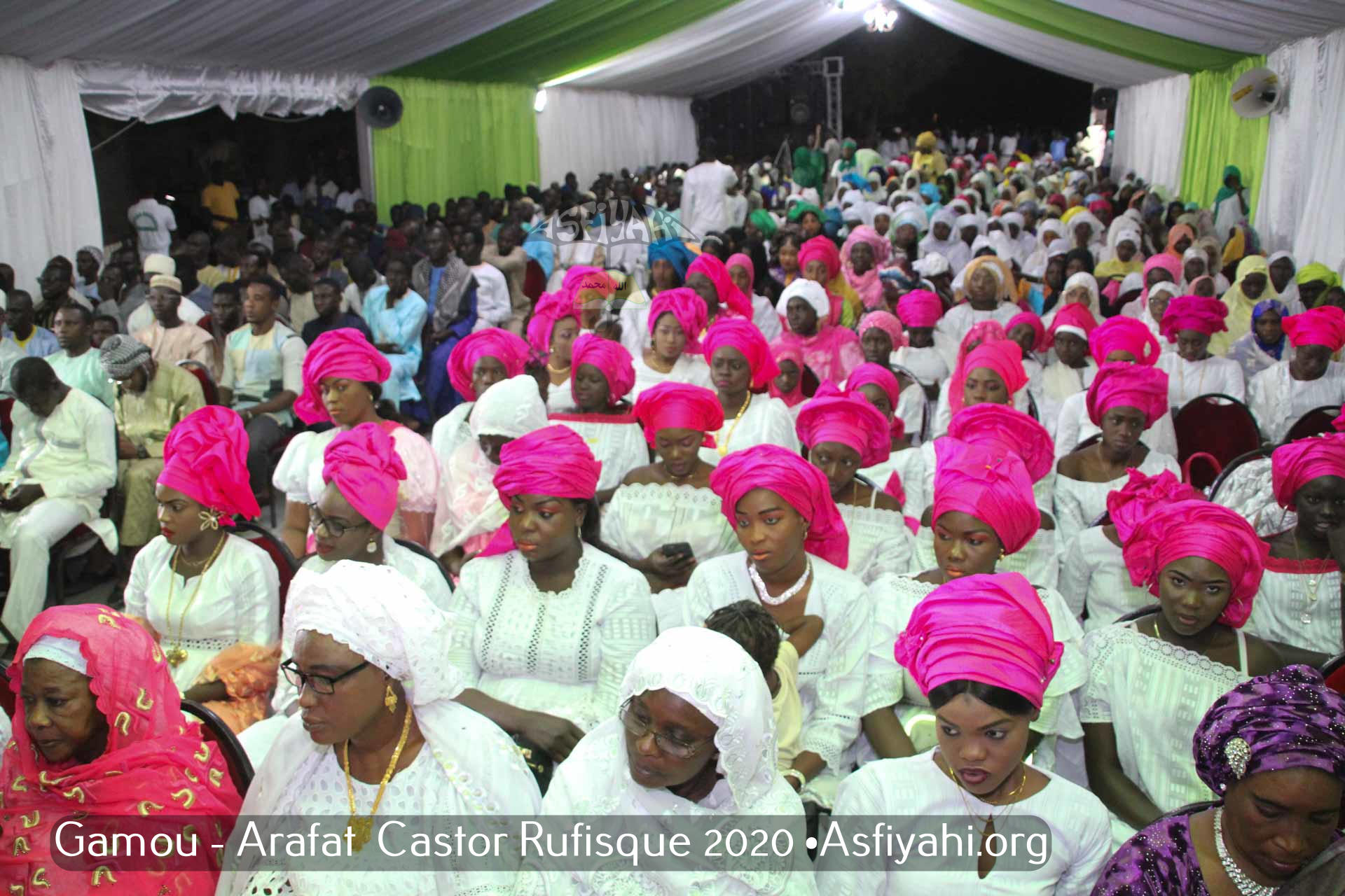 PHOTOS  - Les images du Gamou du Dahiratoul Moutahabina Filahi de Arafat Castor Rufisque, édition 2020, présidé par Serigne Habib Sy Mansour