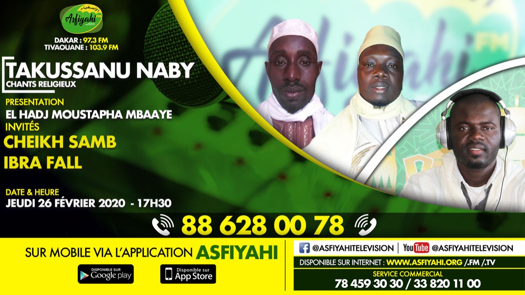 TAKUSSANU NABY DU 27 FEVRIER 2020 PRESENTE PAR EL HADJI MOUSTAPHA MBAAYE