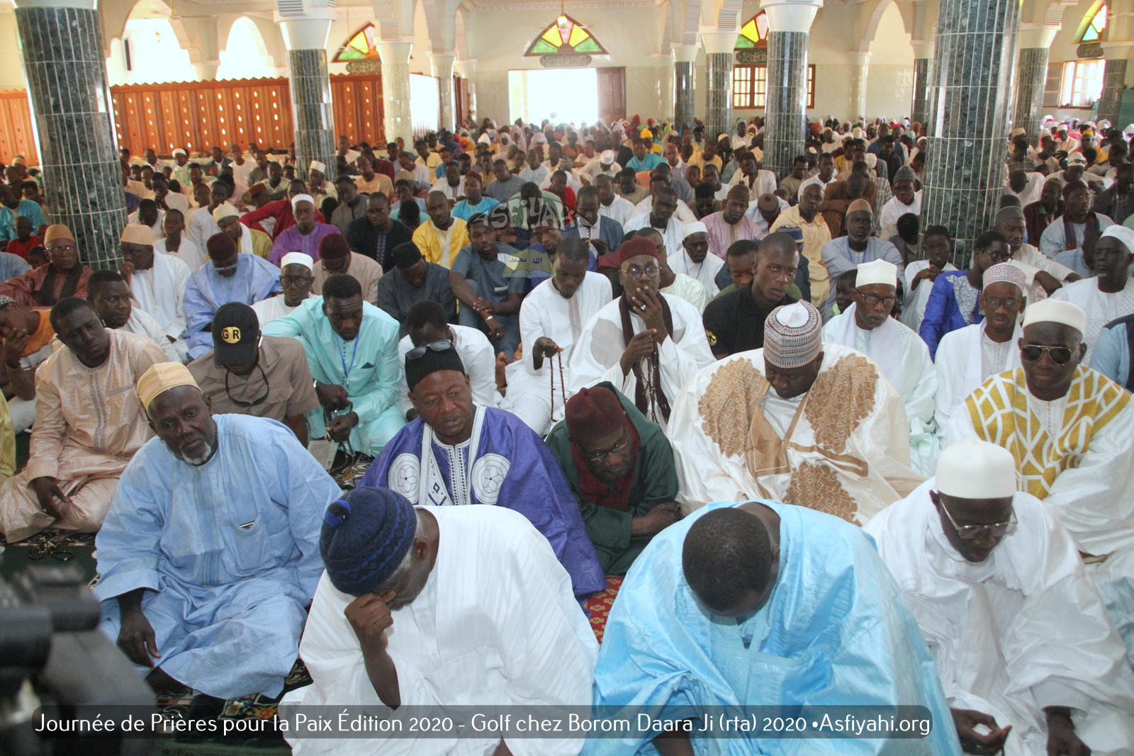 PHOTOS - PAIX AU SENEGAL DANS LE CONTEXTE DU CORONAVIRUS ET DE LA CRIMINALITÉ - Les Images de la Journée de Prières organisée à Golf Chez Serigne Mansour SY  Borom Daara Ji (rta)