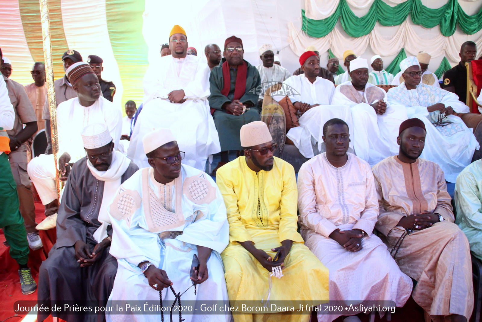 PHOTOS - PAIX AU SENEGAL DANS LE CONTEXTE DU CORONAVIRUS ET DE LA CRIMINALITÉ - Les Images de la Conférence de la Journée de Prières organisée à Golf Chez Serigne Mansour SY Borom Daara Ji (rta)