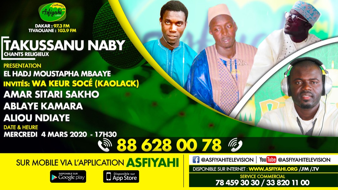 TAKUSSANU NABY DU 04 MARS 2020 PRESENTE PAR EL HADJI MOUSTAPHA MBAAYE