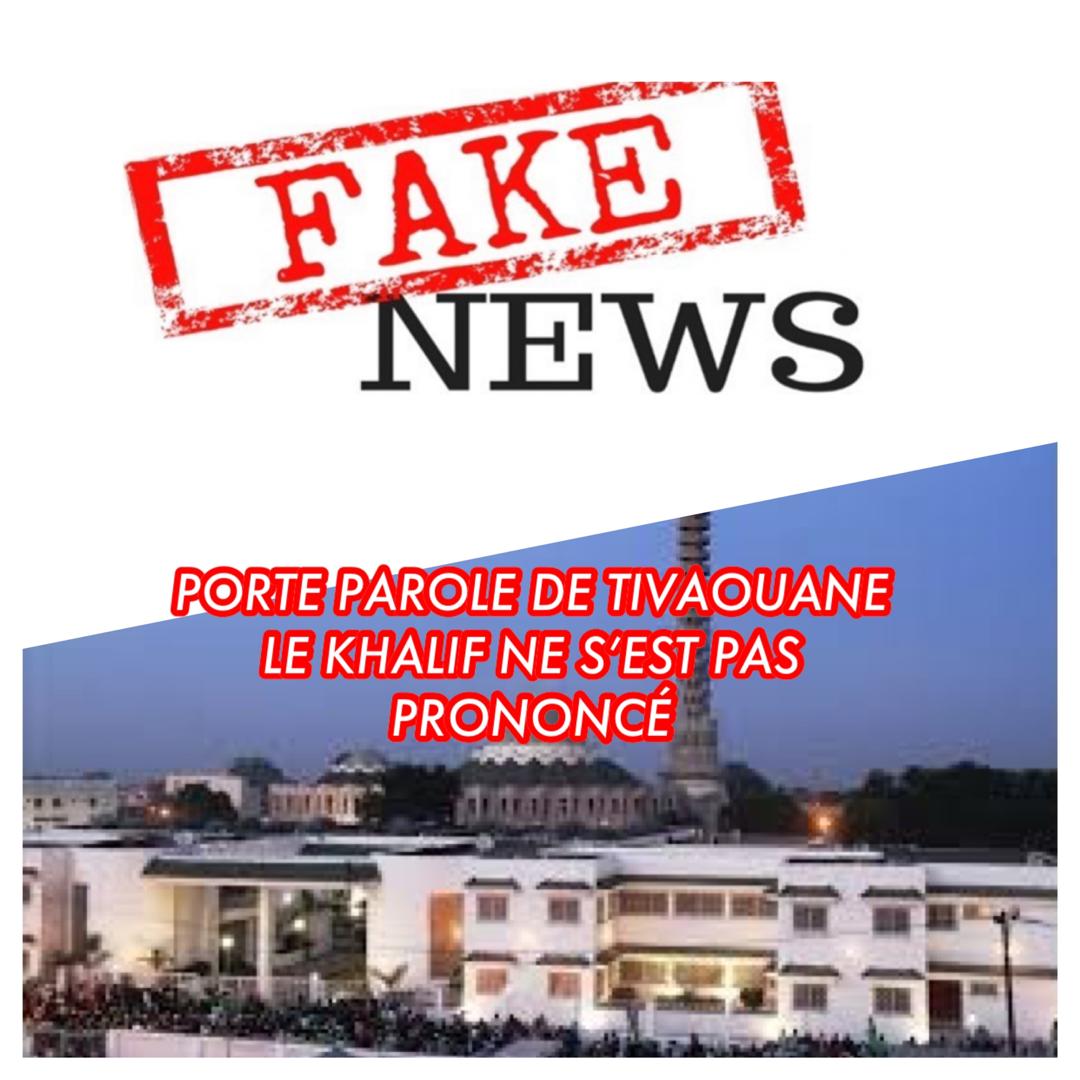 DÉMENTI - Porte-parole de Tivaouane: Le Khalif ne s’est pas encore Prononcé! 