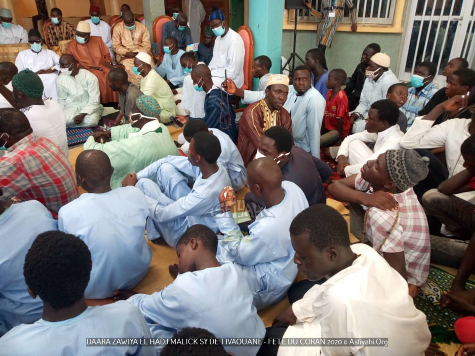 PHOTOS - FÊTE DU CORAN AU DAARA de la ZAWIYA ELHADJI MALICK SY de TIVAOUANE - Les apprenants prennent congés (BEUR) pour les besoins de la Tabaski