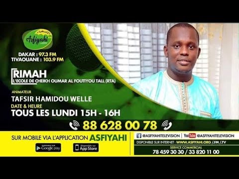 RIMAH DU 14 DEC 2020 PAR TAFSIR HAMIDOU WELLE THEME: Djibinan ndé Cheikhou Oumar Foutiyou Tall (rta)