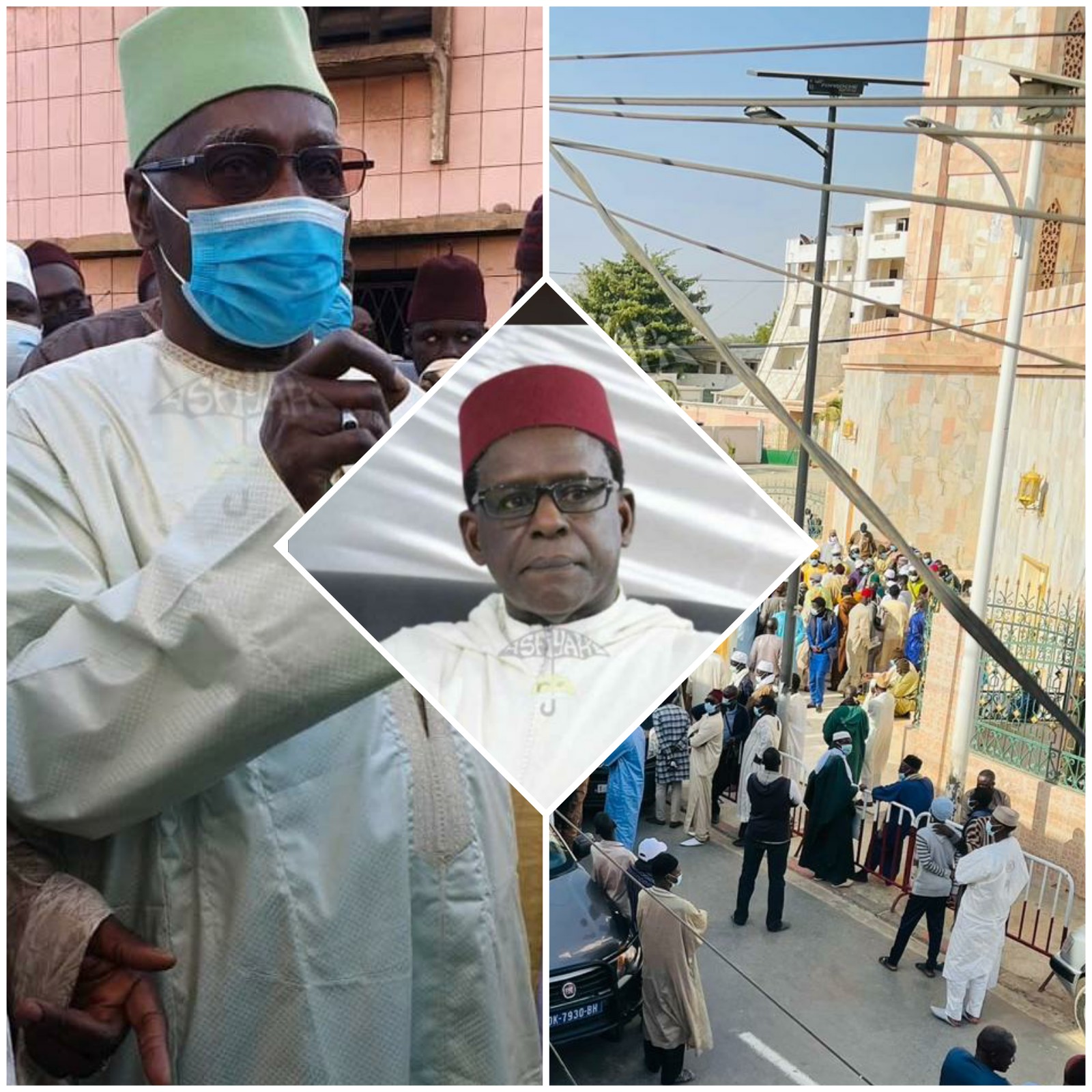 Serigne Abdoul Aziz Sy Djamil repose aux cimetières Khal-khouss de Tivaouane.