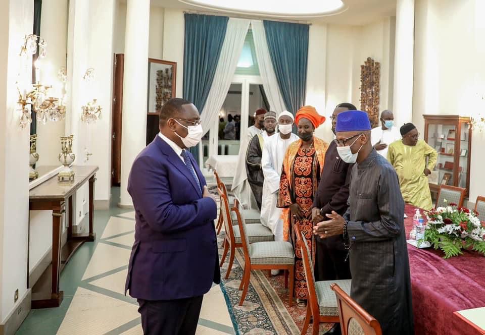 Le Cadre Unitaire de l'Islam au Sénégal a été reçu ce lundi 29 novembre en audience par le Président de la République avec la Plateforme Jammi Rewmi