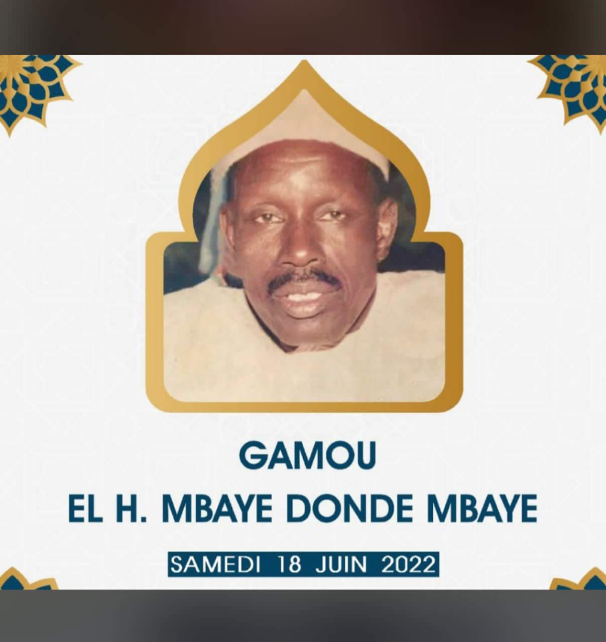 TIVAOUANE - Gamou EL HADJ MBAYE DONDE MBAYE, Samedi 18 Juin 2022 au boulevard de Kouly Nguidiane