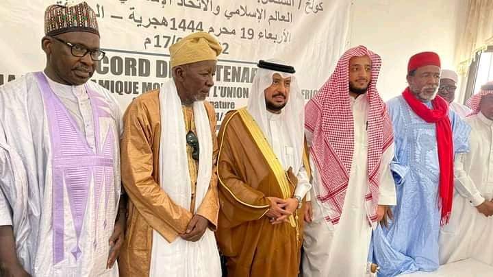 Délégation de la Ligue Islamique Mondiale en visite à Médina Baye Niass (Kaolack)