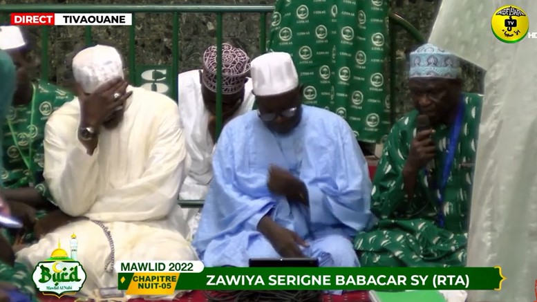 DIRECT TIVAOUANE - BURD 2022 - NUIT 5 MOSQUEE SERIGNE BABACAR SY ( RTA )
