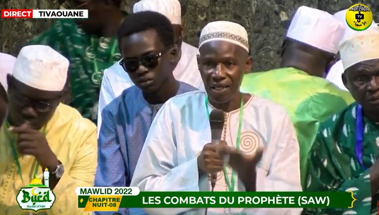 DIRECT TIVAOUANE - BURD 2022 - NUIT 8 MOSQUEE SERIGNE BABACAR SY ( RTA )