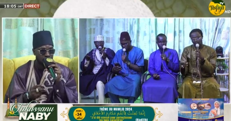 DIRECT - TAKUSSANU NABY 15 AOÛT 2024 THEME DU MAWLID 2024 INVITES: BASS SAM SECK ET OUSTAZ MANSOU…