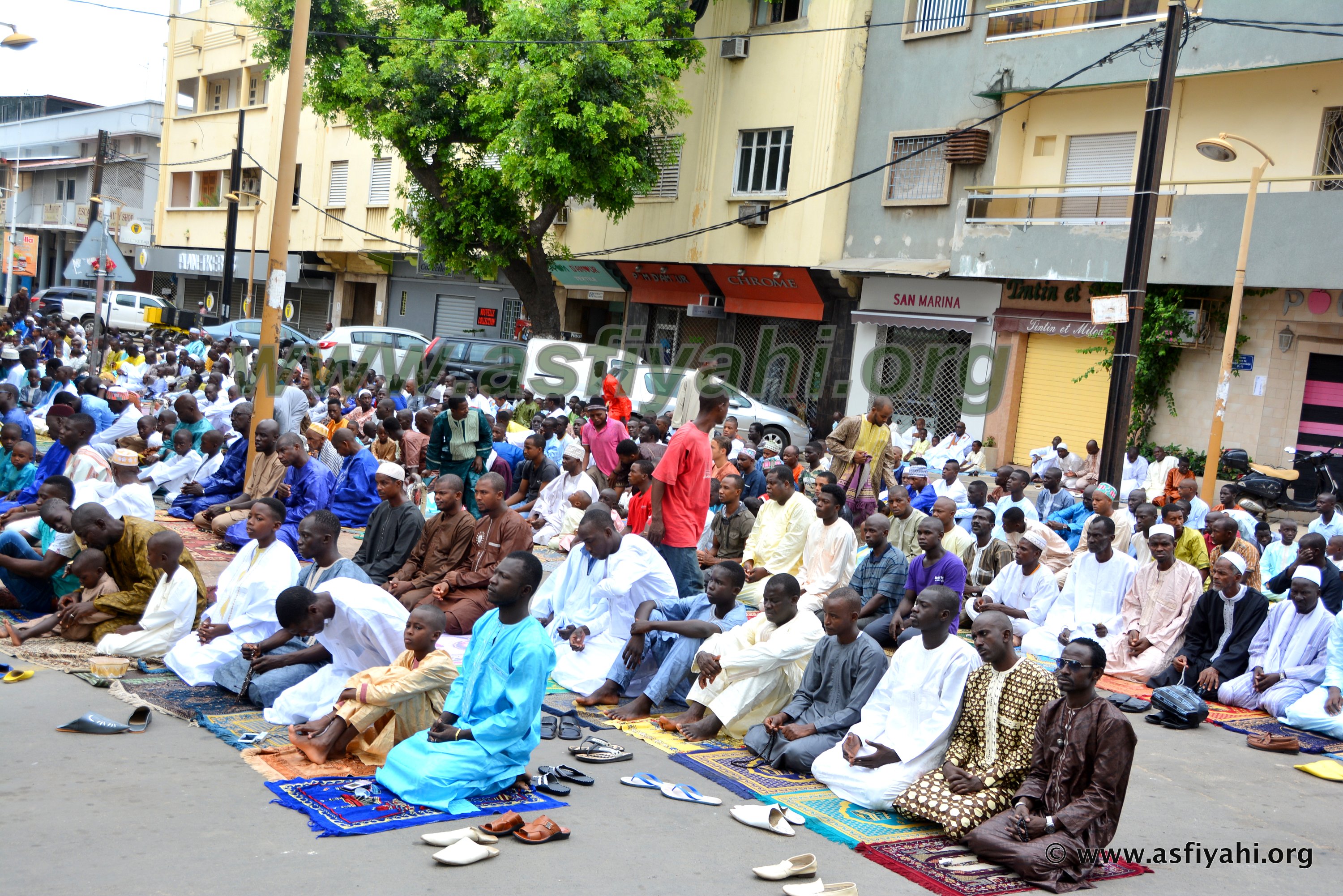 PHOTOS - TABASKI 2015 - Regardez les Images de la Prière à la Zawiya El Hadj Malick SY de Dakar
