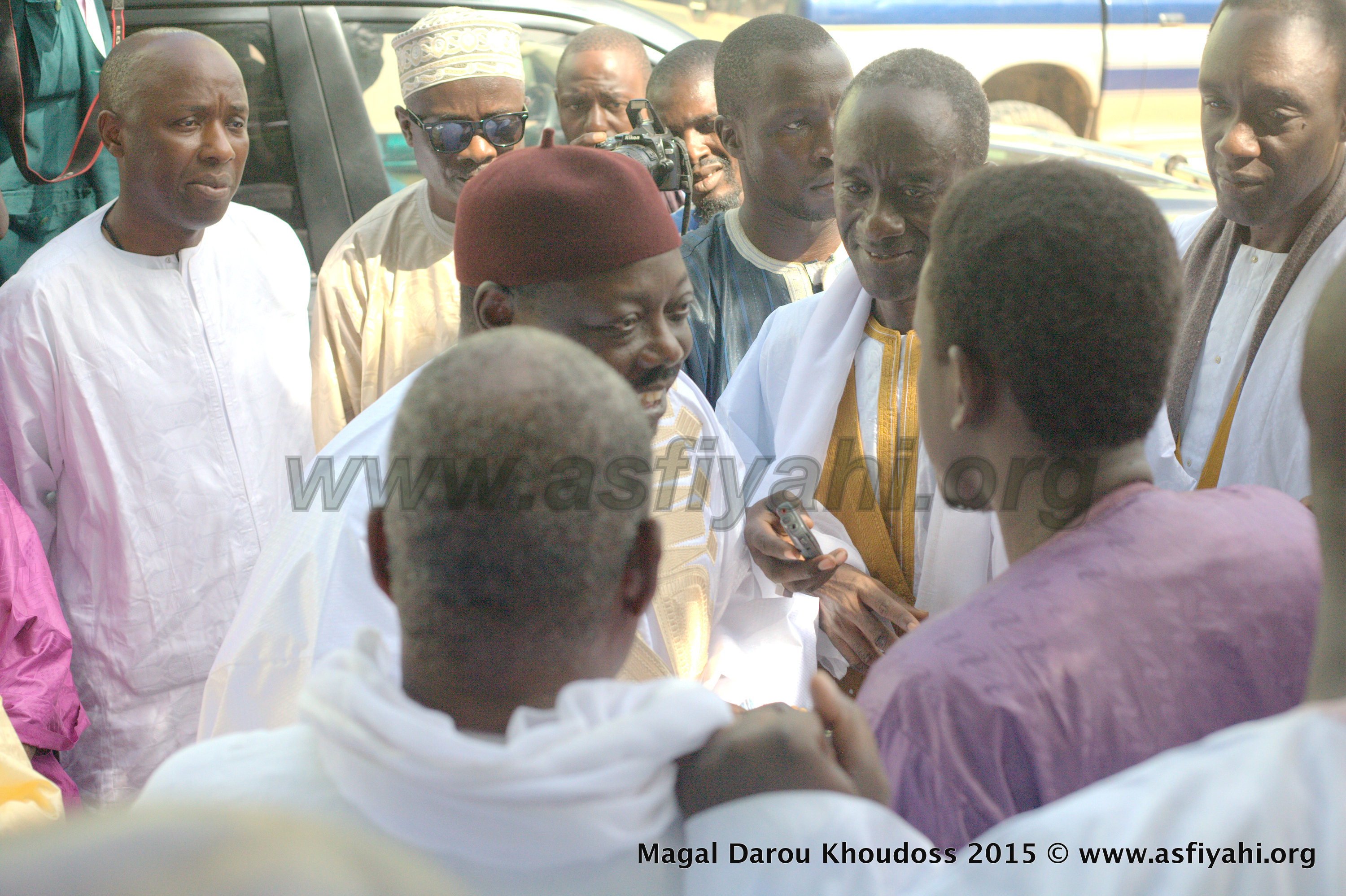 PHOTOS - TOUBA - Voici les Images de l'accueil de la famille de Seydil Hadj Malick Sy au Magal de Darou Khoudoss