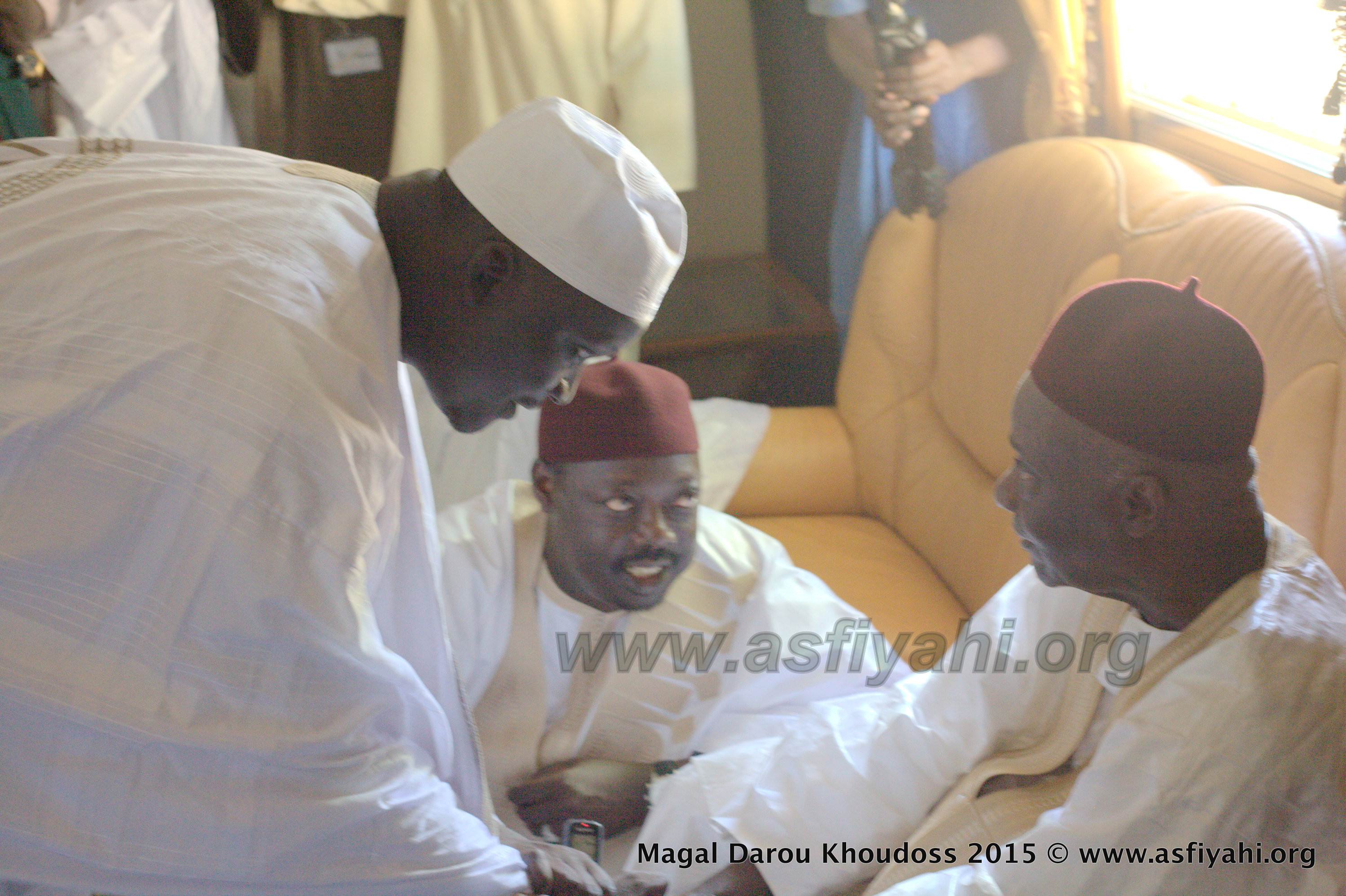 PHOTOS - TOUBA - Voici les Images de l'accueil de la famille de Seydil Hadj Malick Sy au Magal de Darou Khoudoss