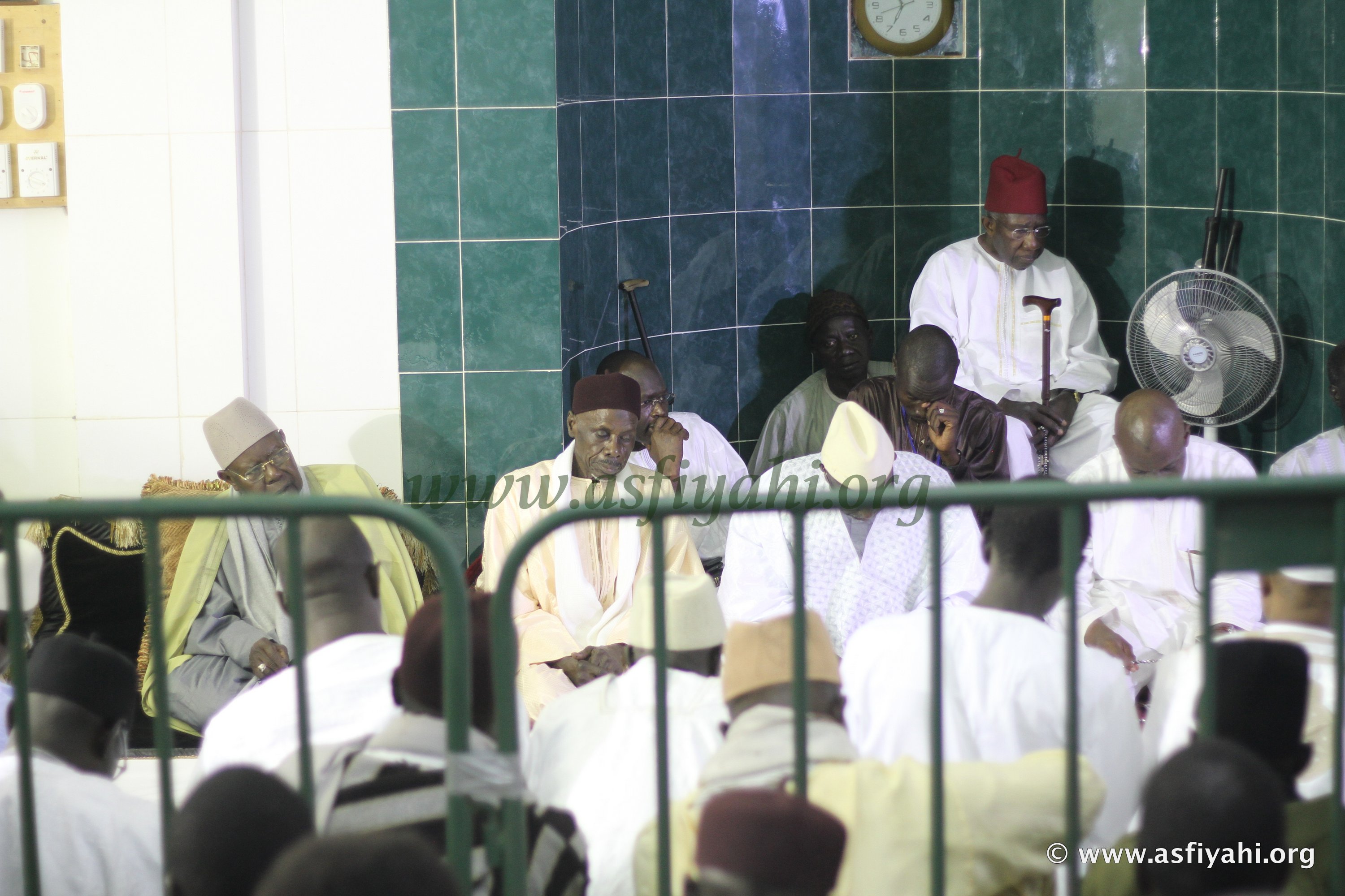 PHOTOS - KHADRATOUL DJUMAH - Serigne Abdoul Aziz Sy Al Amine hôte de Serigne Mor Diop aux parcelles assainies, vendredi 18 mars 2016 